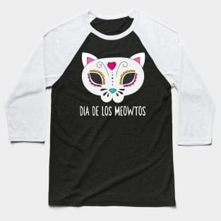 Dia De Los Meowtos Baseball T-Shirt